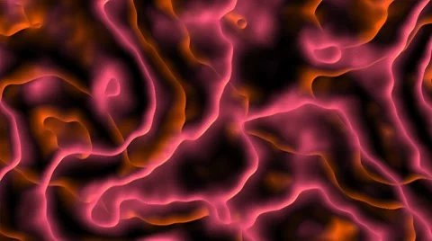 Molten Lava Background Video stock 8835790