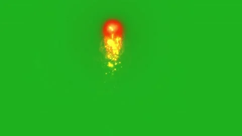 Molten lava stream motion graphics with green screen background Stock Footage 154208788