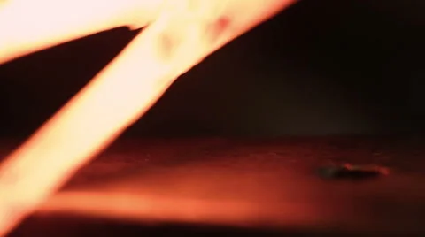 Molten metal closeup Stock Footage 67733929