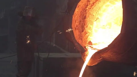 Molten metal 스톡 동영상 88739000