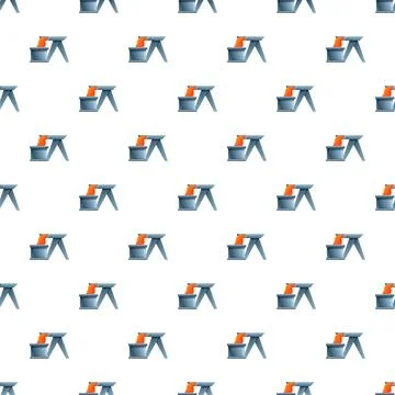 Molten metal pouring into a mold pattern Stock Illustration