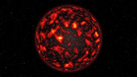 Molten Planet 스톡 일러스트