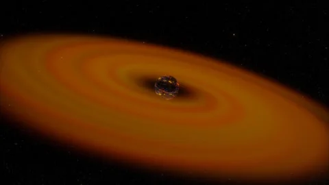 Molten Planetoid Stock Footage 172089196