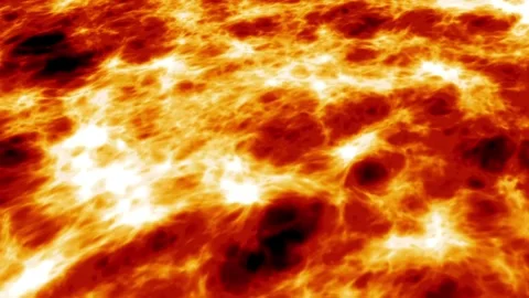 Molten rock or deep magma, stylized Lava, movement backdrop Vidéo 340874205