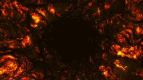 Molten Rock Tunnel 動画素材 5502949