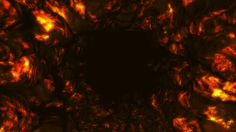 Molten Rock Tunnel 動画素材 5502955