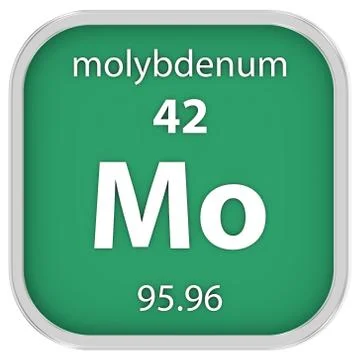 Molybdenum material sign Фото