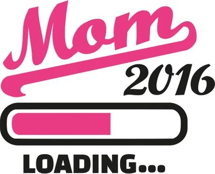Mom 2016 Loading bar Stock Illustration