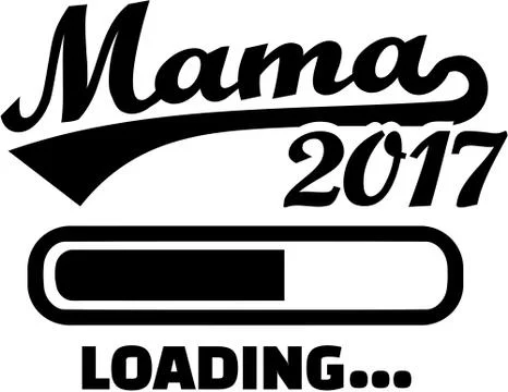Mom 2017 - Loading bar german Stock Illustration