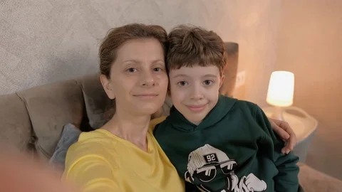 Mom and Son Selfie Stock Videos – Royalty-Free HD & 4K Videos | Pond5