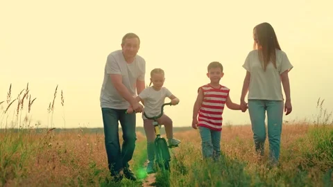 Mom Daughter Cycling Stock Videos – Royalty-Free HD & 4K Videos