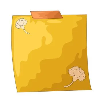 Mom note illustration 스톡 일러스트