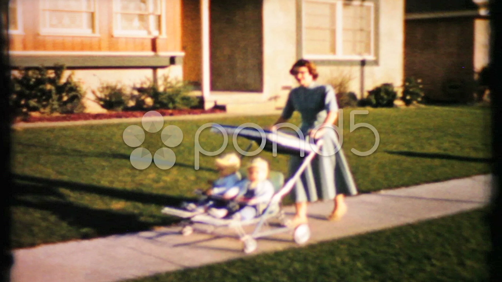 vintage double stroller