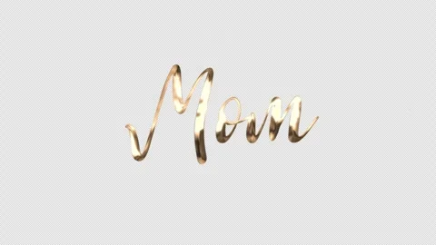 Mom Text animation 1 Stock Footage 303619450
