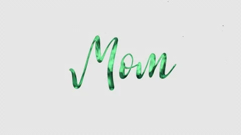 Mom Text animation 5 Stock Footage 303619449