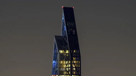 MoMA Sunset Timelapse Cropped (One of Two) Stock Footage 222225994