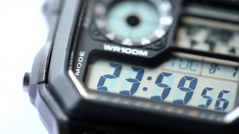 The Moment the Clock Strikes Twelve Stock Footage 332510049