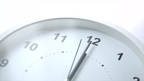 The Moment the Clock Strikes Twelve Stock Footage 332510061