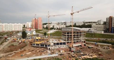 Moment of construction Stock Footage 115910065