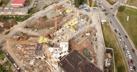 Moment of construction Stock Footage 115910170