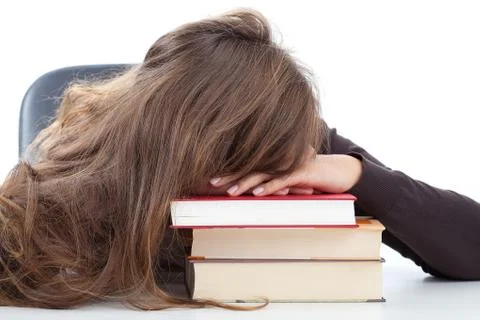 Moment of rest during learning 스톡 사진