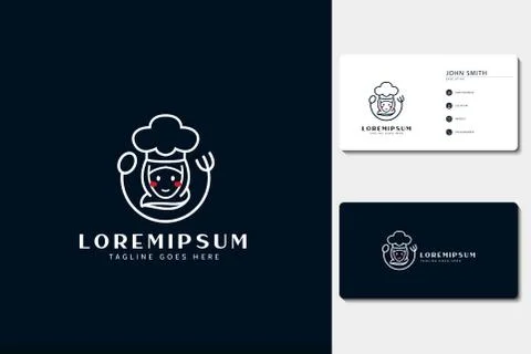 Mom's cooking logo Иллюстрация