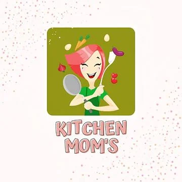 Mom's kitchen Stock Illustration
