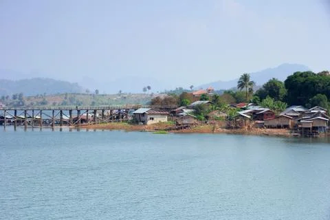 Mon bridge. Foto stock