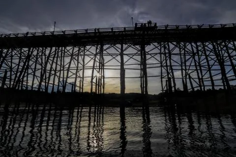 Mon Bridge is the Stock Photos