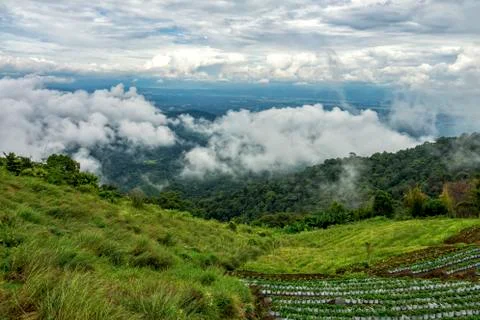 Mon Cheam mountain Stock Photos