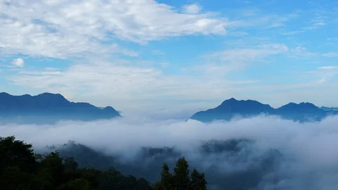 Mon Kru Ba Sai2 Mae Moei National Park Stock Footage 100956548