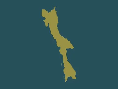 Mon, Myanmar. Solid color shape Stock Illustration
