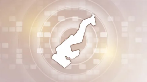 Monaco Animated Map Stock Footage 275635551