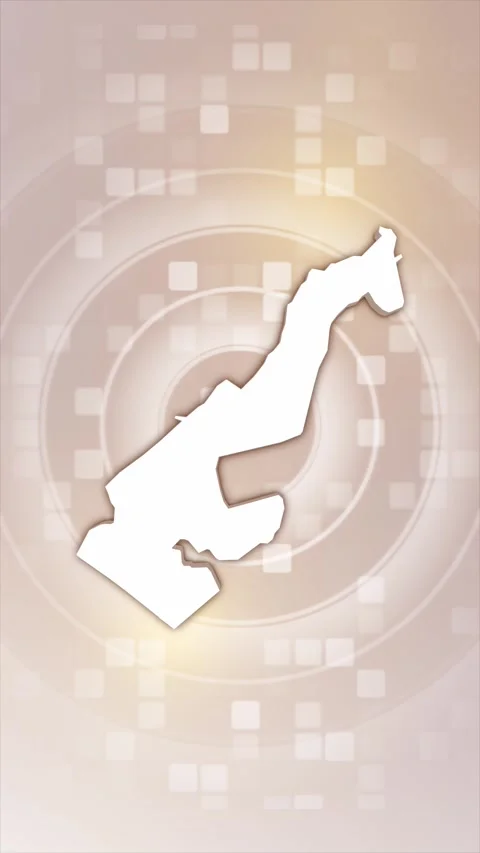 Monaco Animated Map Stock Footage 275900535