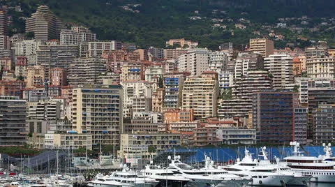Monaco apartment blocks 02 Stock-Footage 23356764
