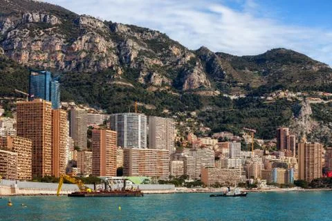Monaco Cityscape Fotos de archivo