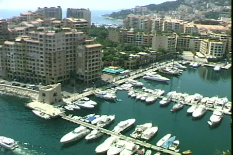 Monaco Condos-pan Stock Footage 819000