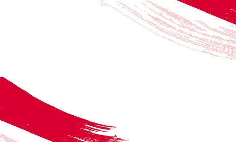 Monaco Flag with Brush Stroke Effect, Grunge brush stroke. Watercolor paint.. Stock Illustration