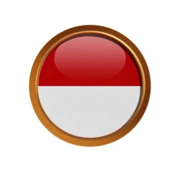 Monaco flag Stock Illustration