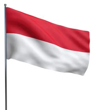 Monaco Flag Image Stock Illustration