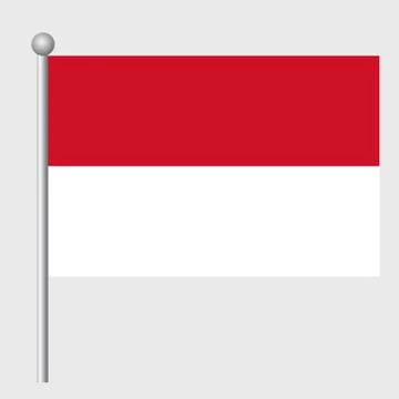 Monaco flag vector template background realistic copy Stock Illustration