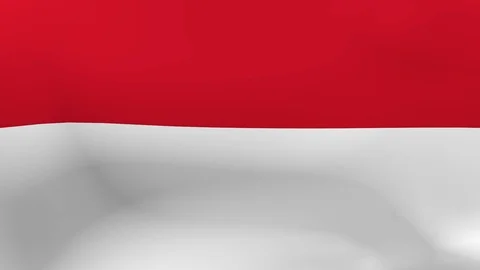 Monaco flag wavin in wind 스톡 동영상 106134266