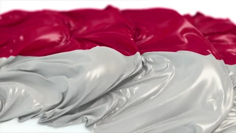 Monaco Flag On a White Chalkboard With Alpha Stock Footage 142462878
