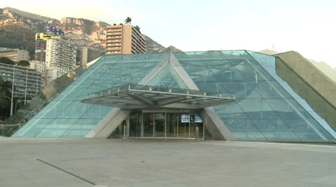 Monaco Grimaldi Forum Stock Footage 22771277