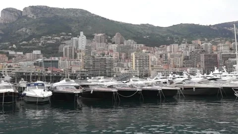 Monaco - harbour-07 Stock Footage 133358363