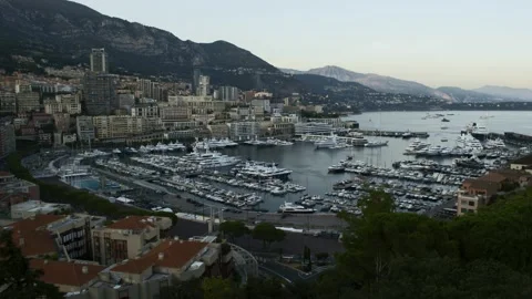 MONACO Harbour Video stock 139055402