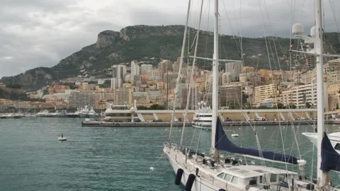 Monaco Harbour 库存影片 266824427