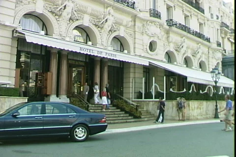 Monaco Hotel de Paris Stock Footage 819005