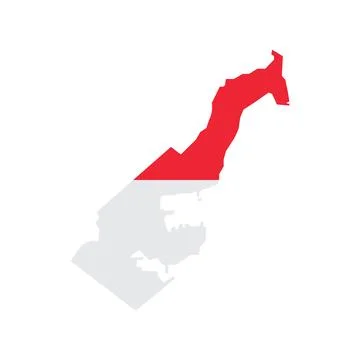 Monaco map icon vector Stock Illustration