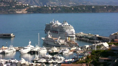 Monaco marina Stock Footage 90112